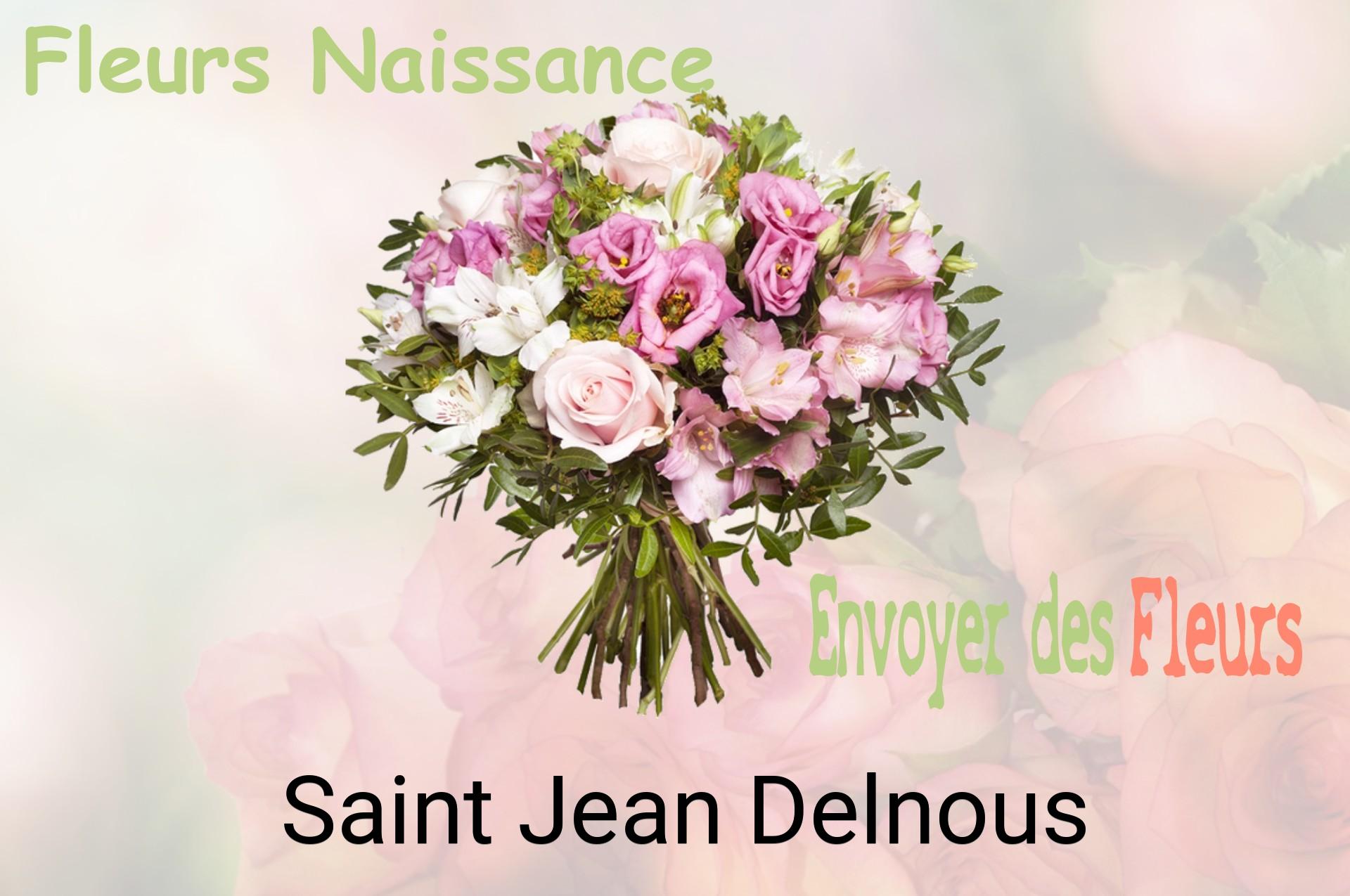Bouquet de fleurs de naissance livré à Saint-Jean-Delnous
